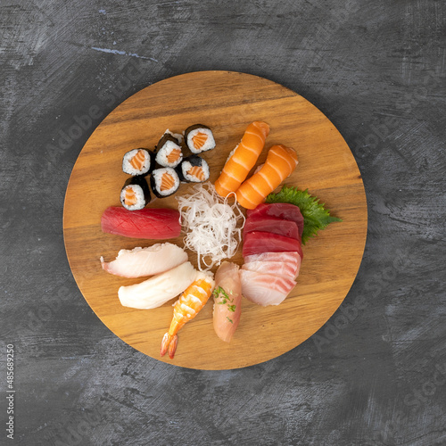 A Platter of Sushi
