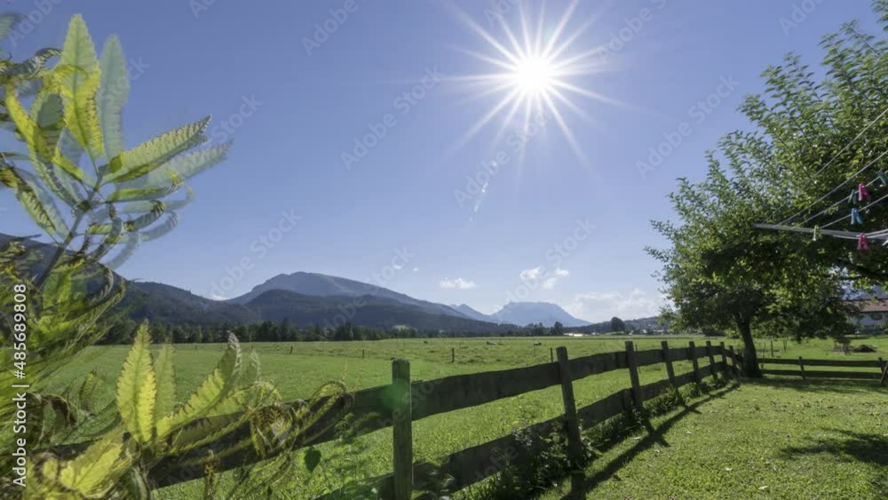 sunny afternoon in the valley