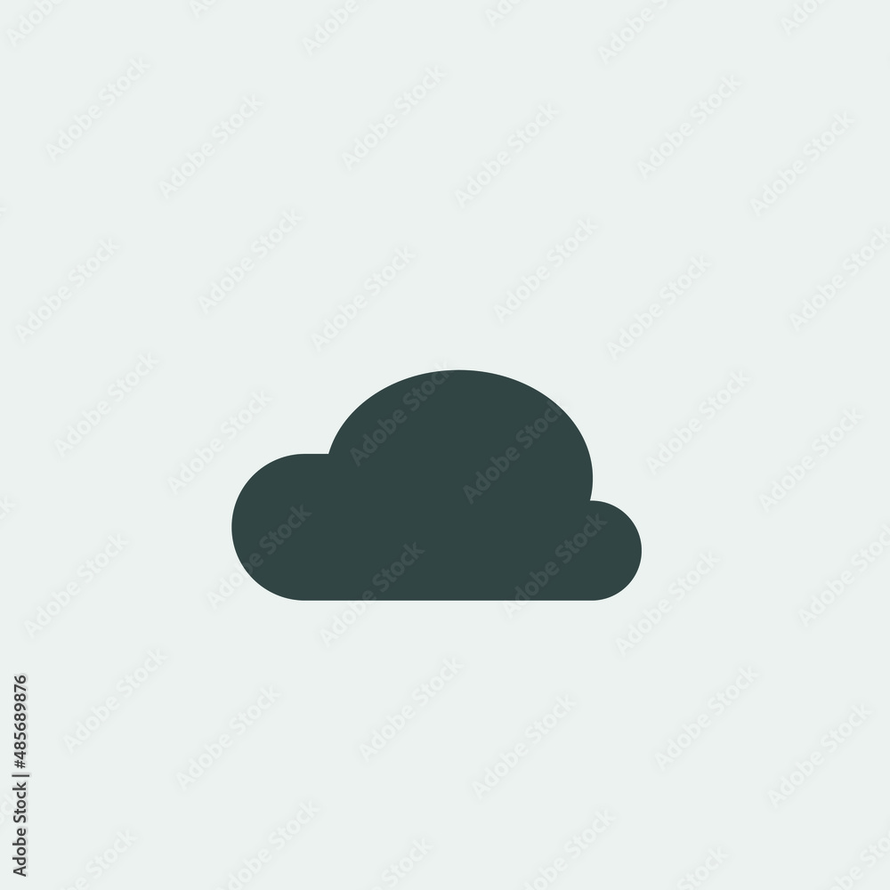 clouds vector icon illustration sign clouds vector icon illustration sign