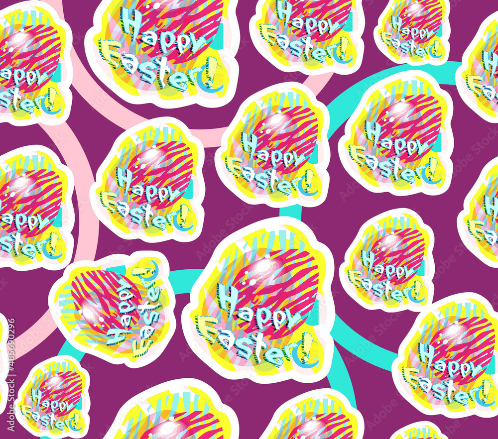 Easter seamless textures. Eggs and inscriptions. Sublimation design of a 20 oz glass.Easter eggs. A religious holiday. Packaging. A repeating pattern.Easter background. Easter seamless textures. Eggs and inscriptions. Sublimation design of a 20 oz glass.Easter eggs. A religious holiday. Packaging. A repeating pattern.Easter background.