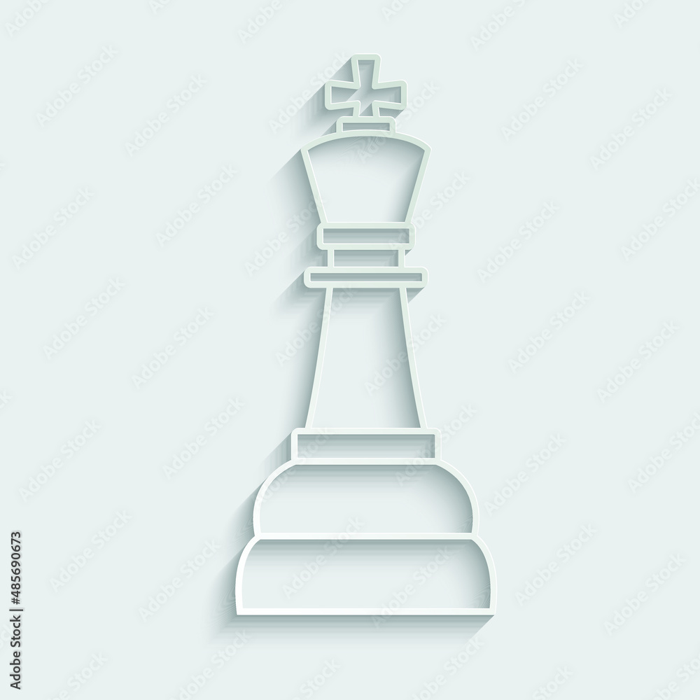 The King icon vector chess pieces. Chessmen figure. The King icon vector chess pieces. Chessmen figure.