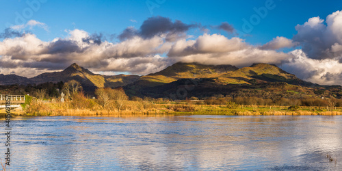 Cnicht seen from near Porthmadog, Snowdonia National Park, North Wales photo