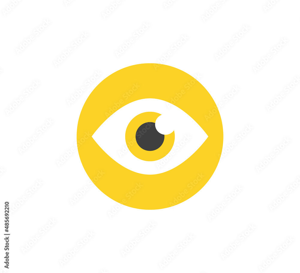 Eye icon. Vector icon. Flat design Eye icon. Vector icon. Flat design