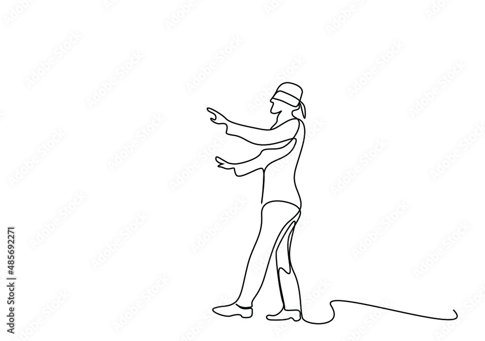 blindfolded walking businessman takes a step blindfolded walking businessman takes a step