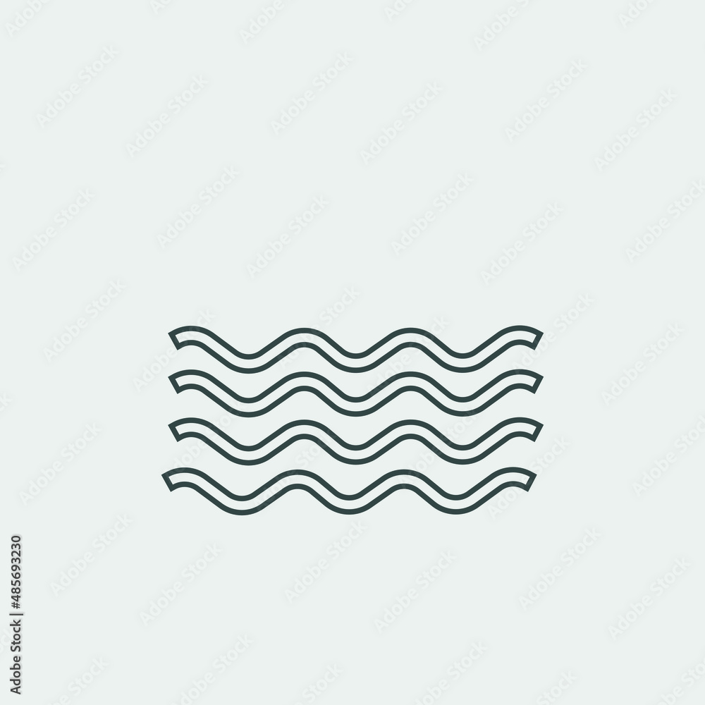 water vector icon illustration sign water vector icon illustration sign