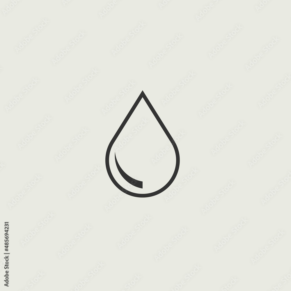 drop vector icon illustration sign drop vector icon illustration sign