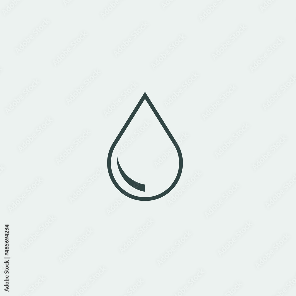 drop vector icon illustration sign drop vector icon illustration sign