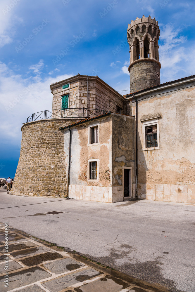 Piran Lighthouse, Slovenian Istria, Slovenia, Europe