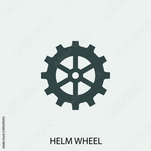 helm vector icon illustration sign 