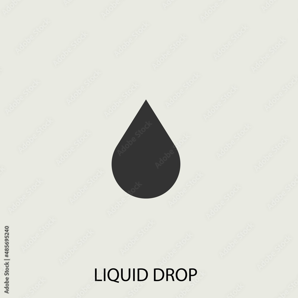 drop vector icon illustration sign drop vector icon illustration sign