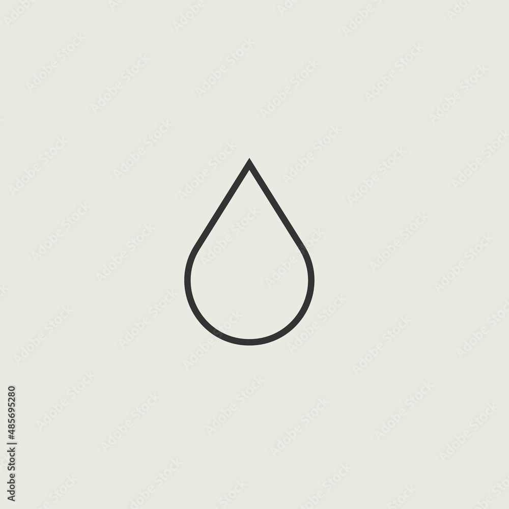 drop vector icon illustration sign drop vector icon illustration sign