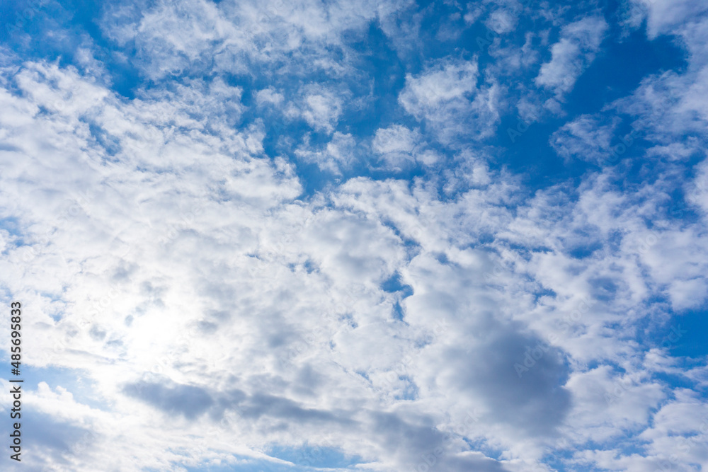 Refreshing blue sky and cloud background material_v_sky_21 Refreshing blue sky and cloud background material_v_sky_21
