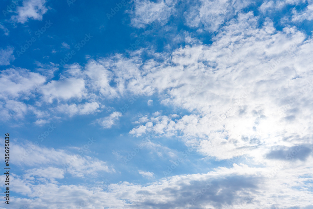 Refreshing blue sky and cloud background material_v_sky_22 Refreshing blue sky and cloud background material_v_sky_22