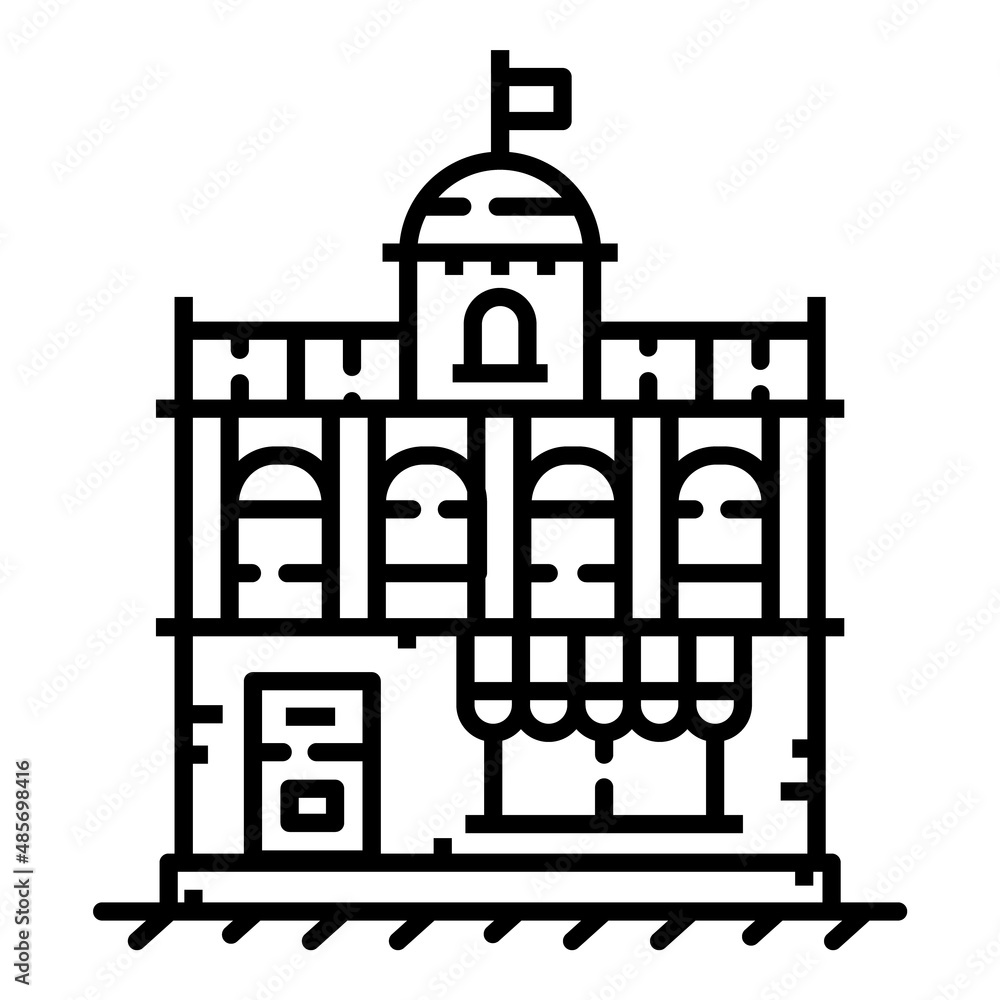 House Flat Icon Isolated On White Background House Flat Icon Isolated On White Background