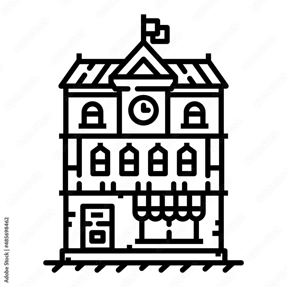 House Flat Icon Isolated On White Background House Flat Icon Isolated On White Background