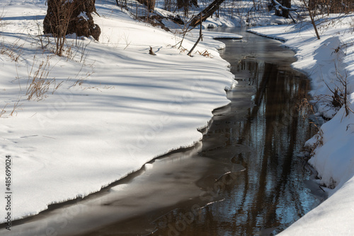stream in winter