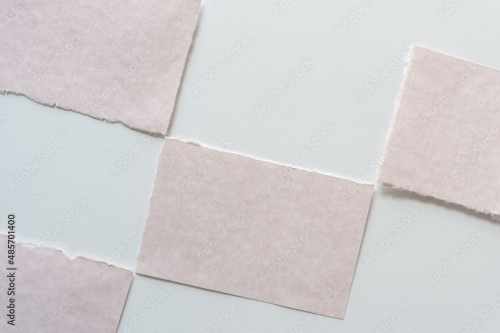 Fototapeta premium light pink paper arranged in a checkered pattern