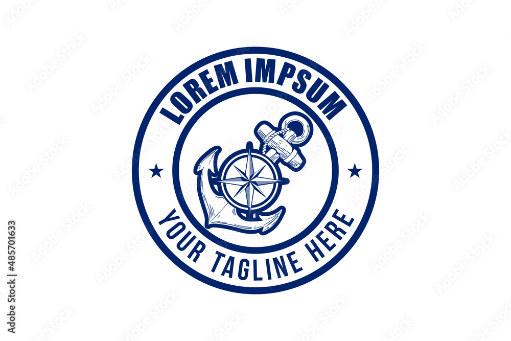 achor vector classic logo template achor vector classic logo template