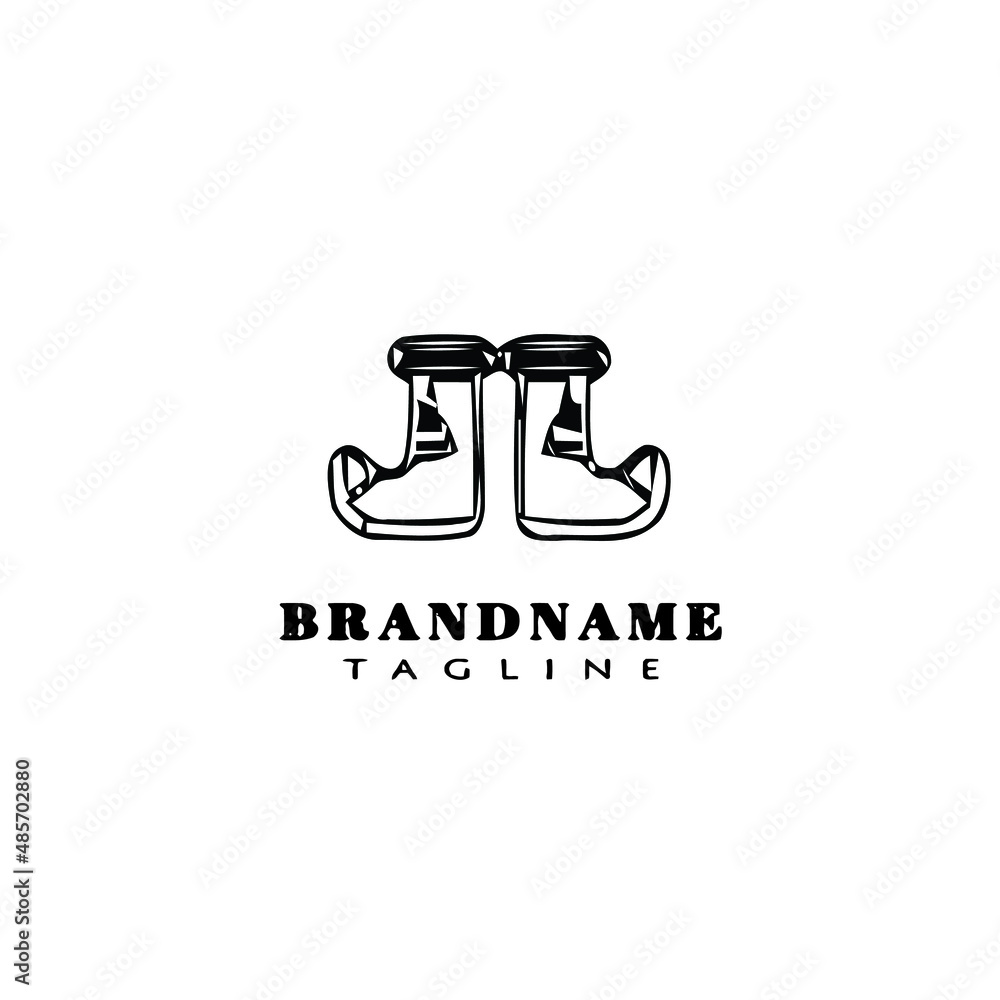 boot logo icon design template vector illustration