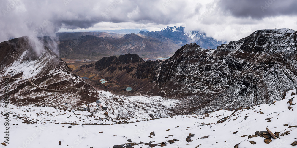 Chacaltaya Mountain, La Paz, La Paz Department, Bolivia, South America Chacaltaya Mountain, La Paz, La Paz Department, Bolivia, South America