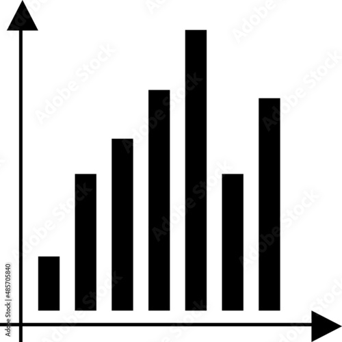 Chart element in flat simple style on white background..eps