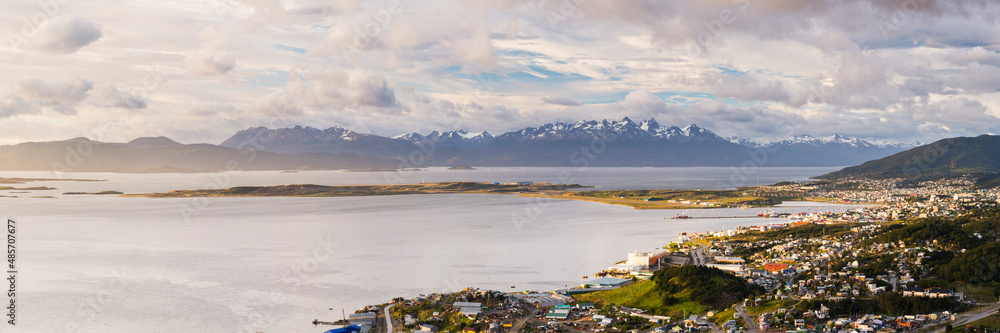Sunrise at Ushuaia, the southern most city in the world, Tierra del Fuego, Patagonia, Argentina, South America