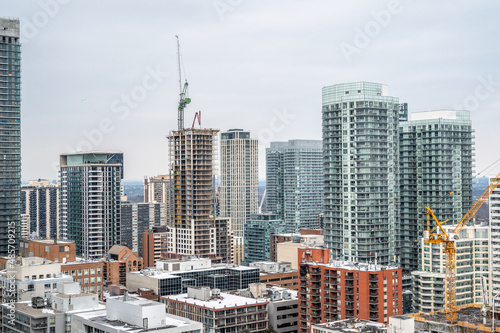 Younge and Davisville ave condos and apartments being built  and city scape  photo