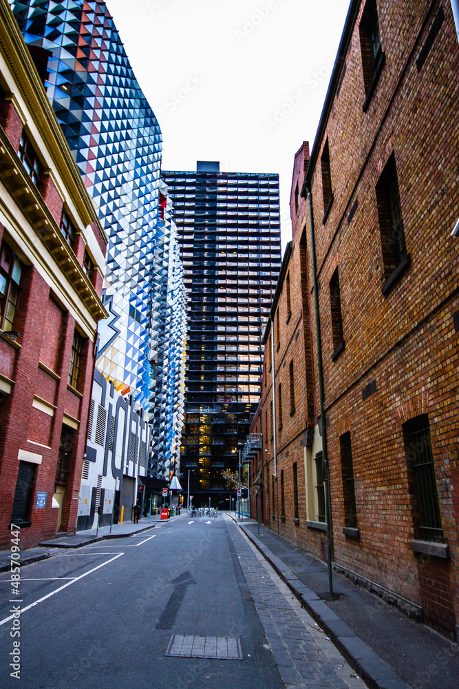 Obraz premium street in the city