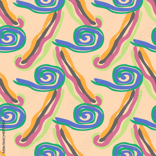 Motley multicolor seamless pattern