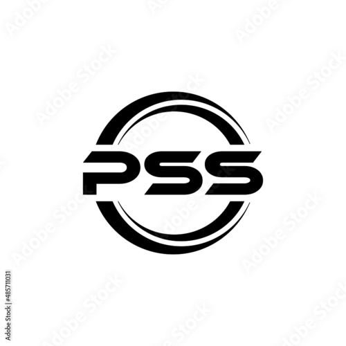 PSS letter logo design with white background in illustrator, vector logo modern alphabet font overlap style. calligraphy designs for logo, Poster, Invitation, etc.