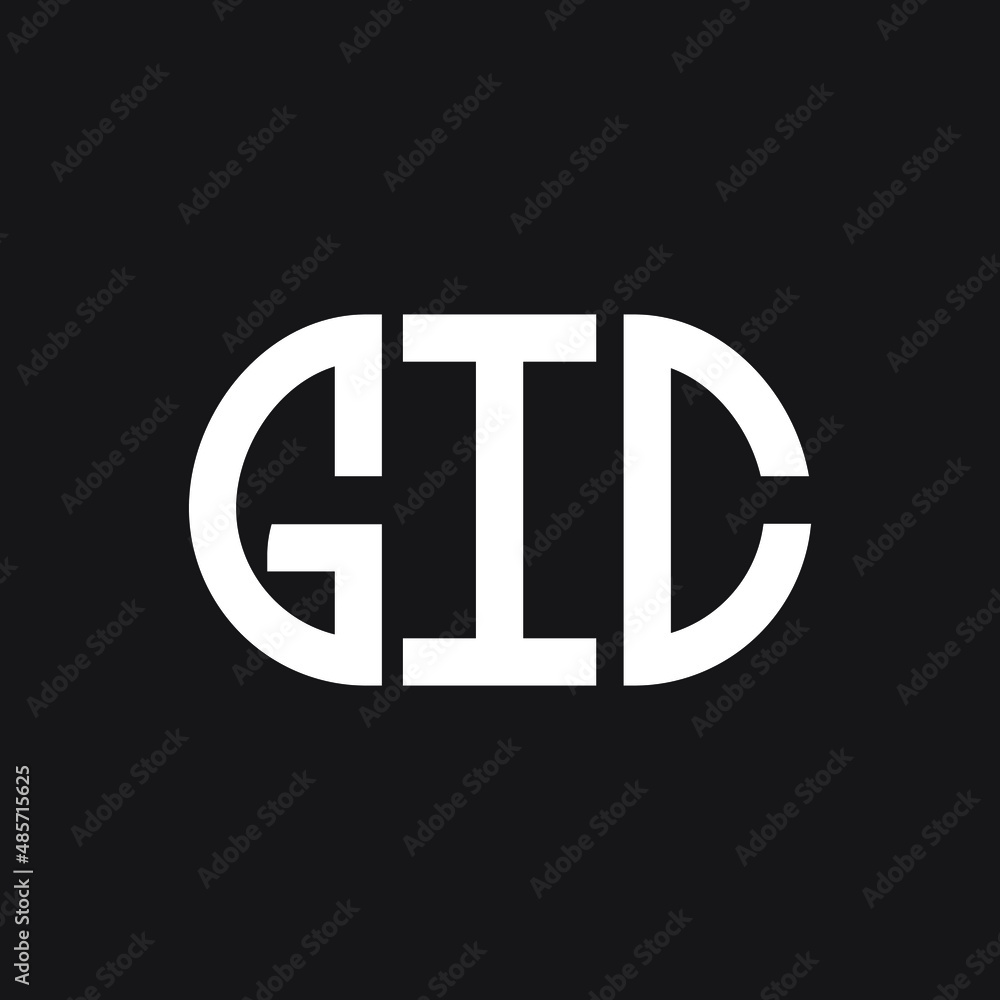 GIC letter logo design on black background. GIC creative initials letter logo concept. GIC letter design. GIC letter logo design on black background. GIC creative initials letter logo concept. GIC letter design.