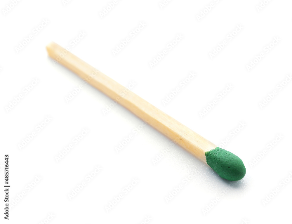 New matchstick on white background New matchstick on white background