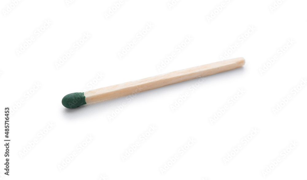 New matchstick on white background New matchstick on white background
