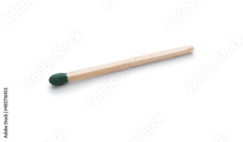 New matchstick on white background