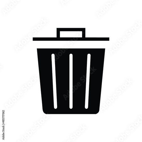 Bin delete dump or garbage icon