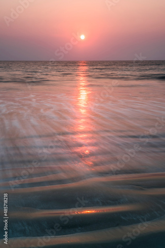 Sunset at Paradise Beach (Sar Sar Aw Beach), Dawei Peninsula, Tanintharyi Region, Myanmar (Burma) photo