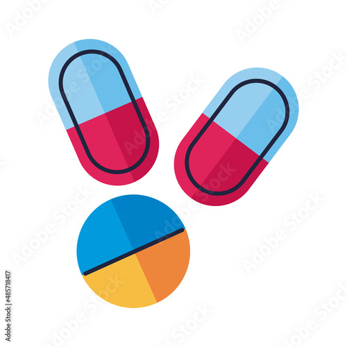 pills and capsules drugs