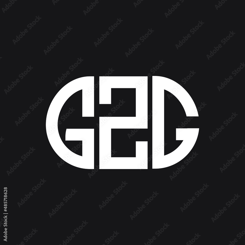 GZG letter logo design on black background. GZG creative initials letter logo concept. GZG letter design. GZG letter logo design on black background. GZG creative initials letter logo concept. GZG letter design.
