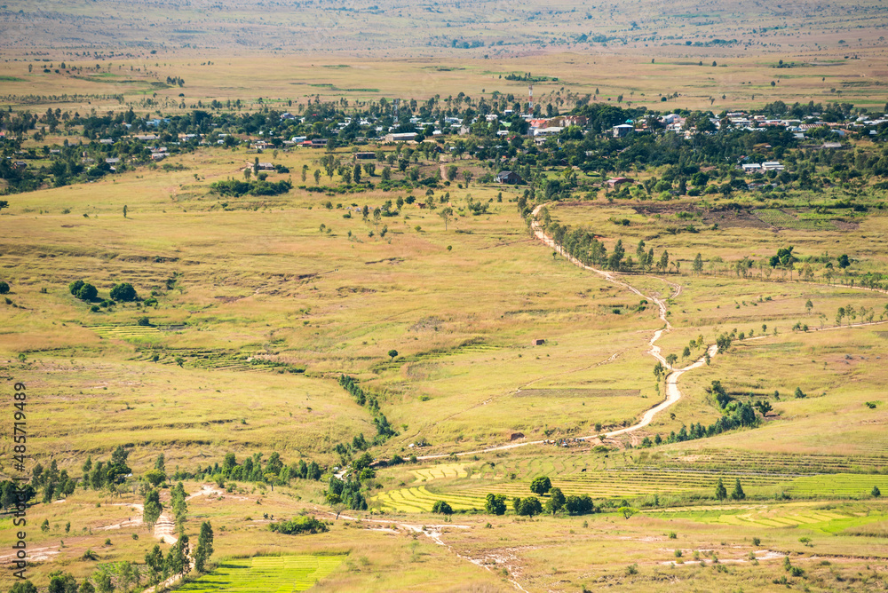 Fototapeta premium Ihorombe Plains, Isalo National Park, Southwest Madagascar