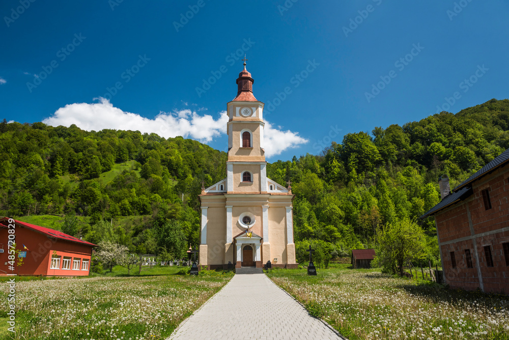 Church in Romuli Village, Transylvania, Romania
