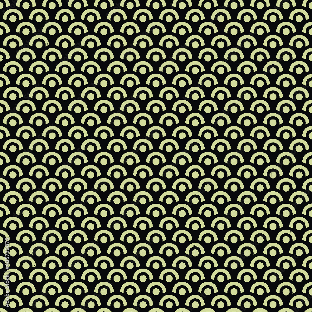 black and gold geometric seamless pattern