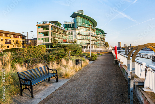 Photography Hermitage Riverside Memorial Garden in Wapping, Tower Hamlets, London, England