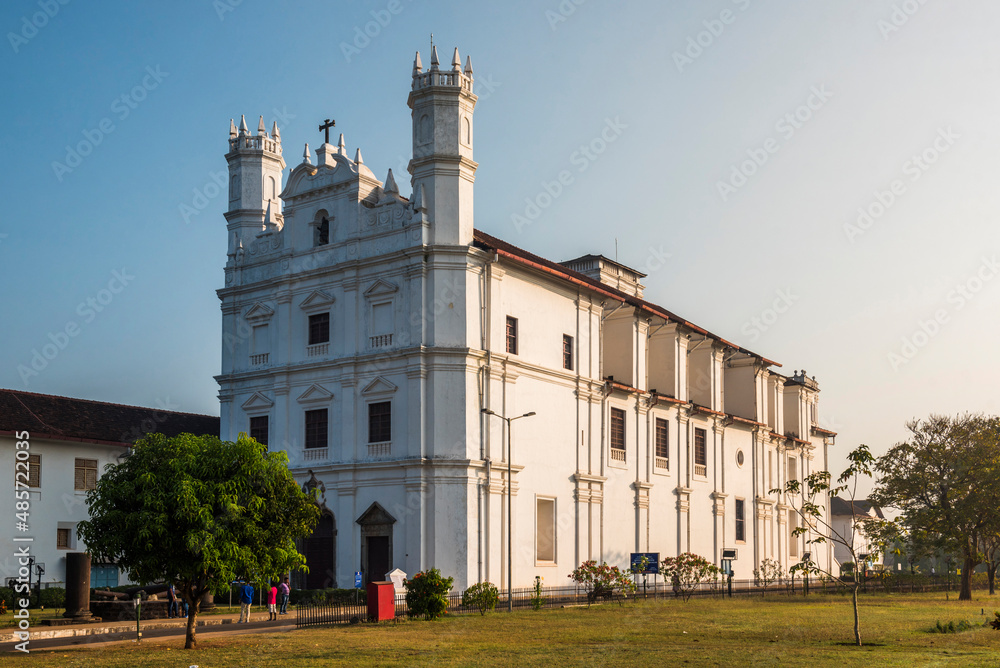 Se Catedral de Santa Catarina, a UNESCO World Heritage Site in Old Goa, Goa, India