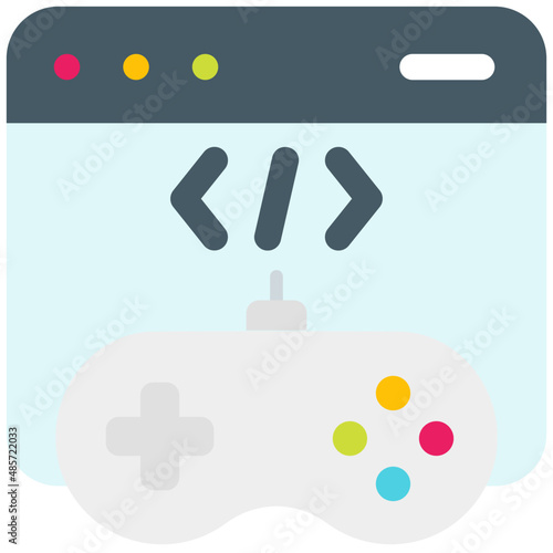 game development flat icon