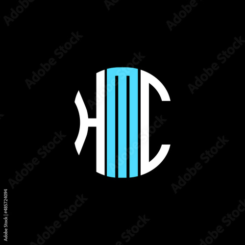 HMC letter logo creative design. HMC unique design photo