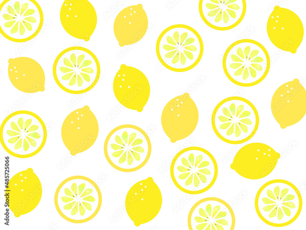レモン　シンプル壁紙2