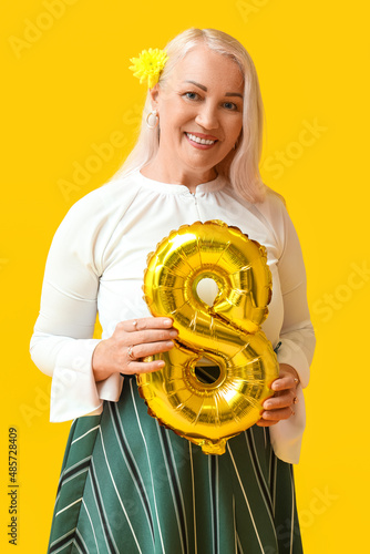 Mature woman with beautiful...