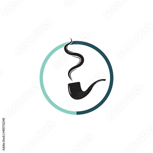 Smoke steam icon logo illustration isolated on white background Aroma vaporize icons. Smells vector line icon  hot aroma  stink or cooking steam symbols  smelling or vapor