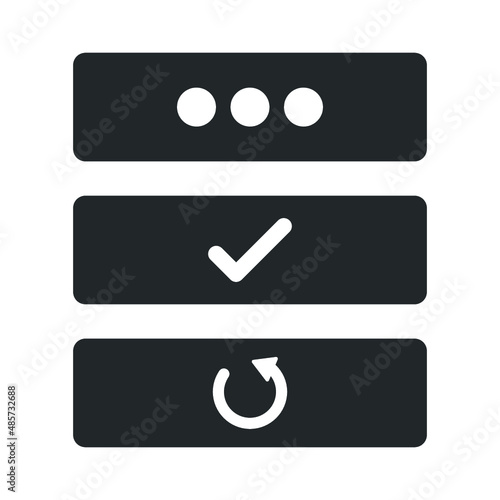 Organized board icon