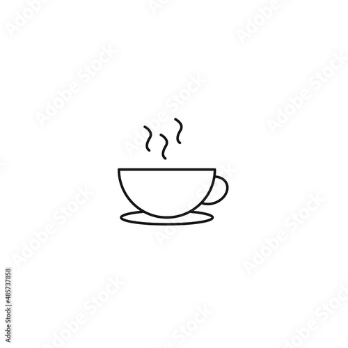 hot drinks icons set . hot drinks pack symbol vector elements for infographic web